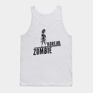 Black Korean Zombie Tank Top